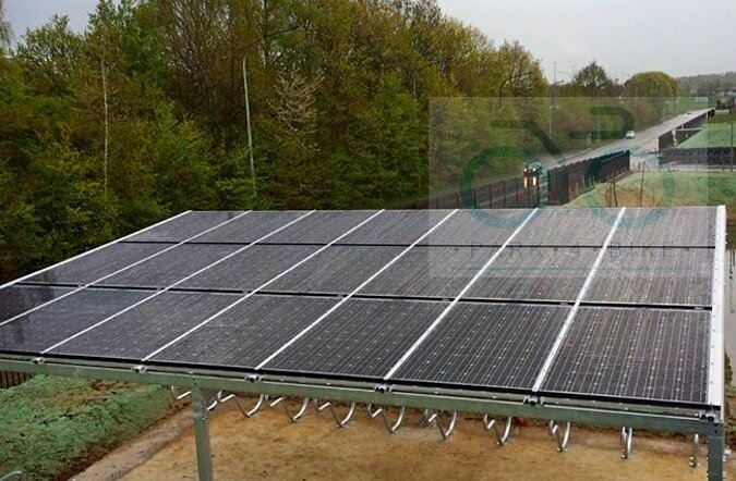 Wiaty rowerowe dach solarny