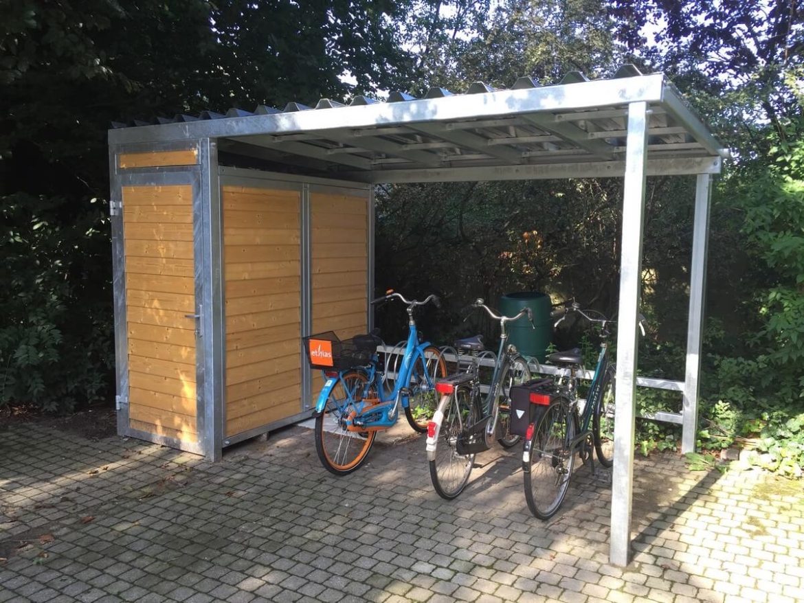 Wiaty rowerowe zadaszenia na rowery otwarte zabudowane Producent